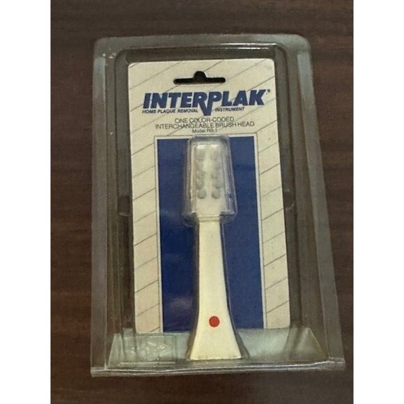 Interplak Plaque Remover Interchangeable Brush Heads 5 Color Coded NOS New - Picture 3 of 7